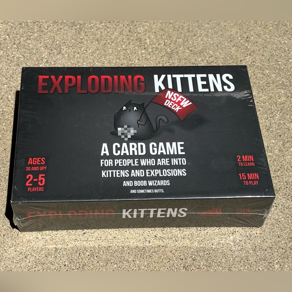 NEW Exploding Kittens NSFW Card Game